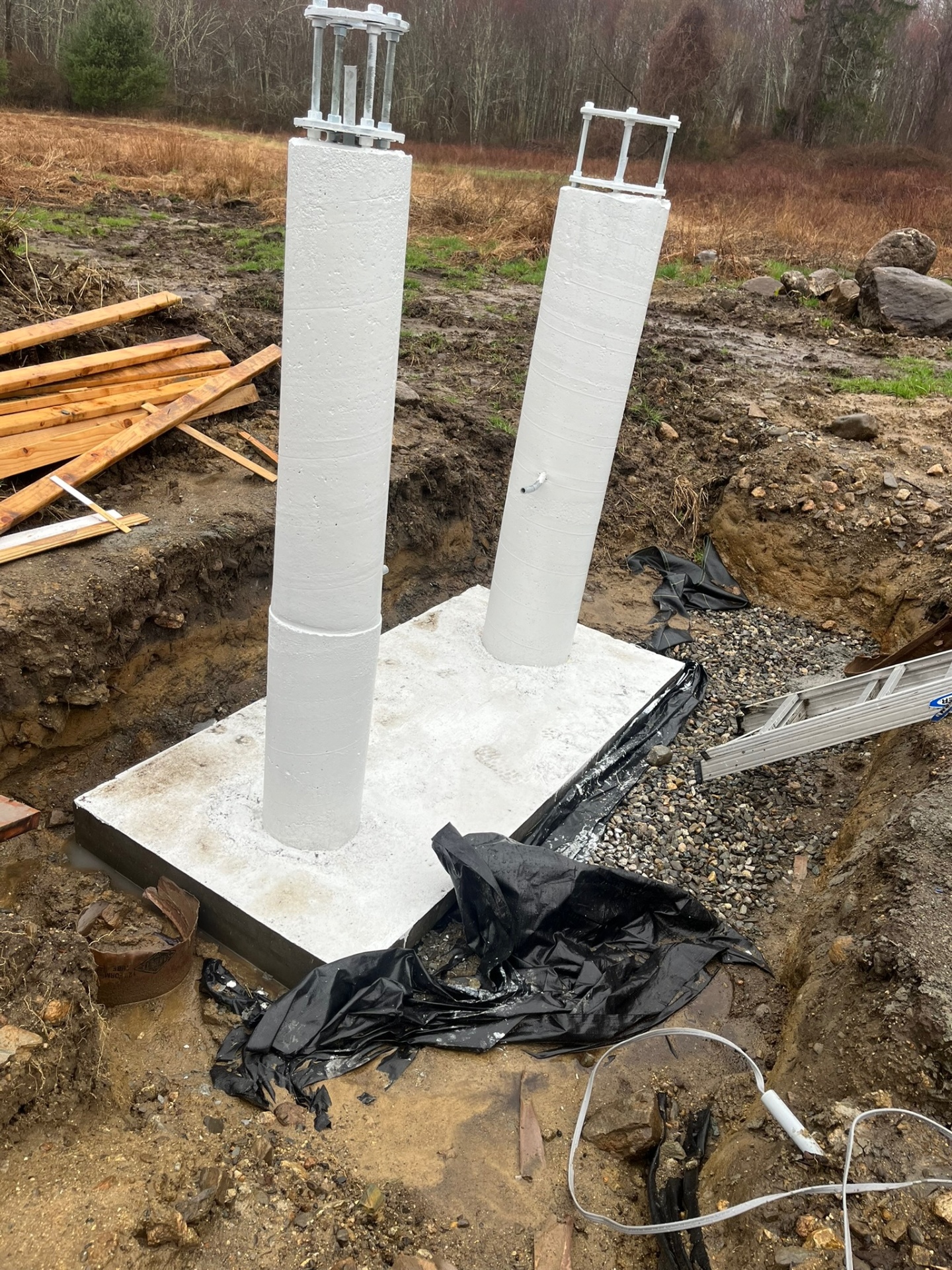 Foundation pillar installation